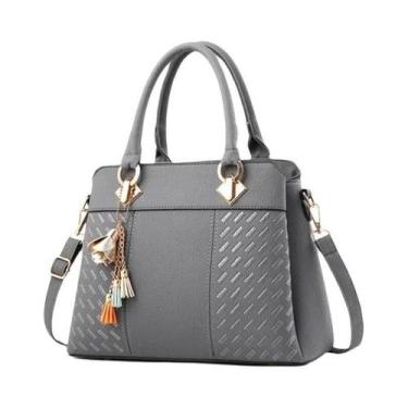 Imagem de Bolsa Crossbody Feminina Bordada com Borla - Grande Capacidade - Estil
