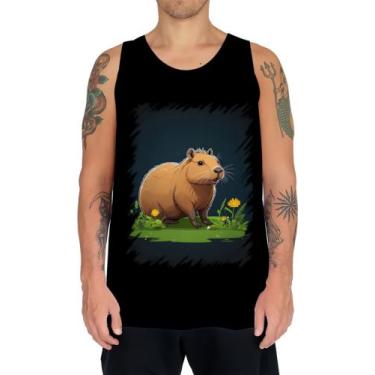 Imagem de Camiseta Regata Capivara do Bem Animalzinho 1 - Kasubeck Store®, INF 1