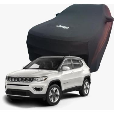 Imagem de Capa de Carro Jeep Compass  Tecido Lycra Premium - Cadilhe Capas, Pret
