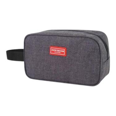Imagem de Necessaire de Viagem c/alça lateral Vibe - - Jacki Design, Preto