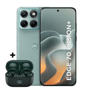 Imagem de Kit Smartphone Motorola Edge 70 Fusion Plus 5G 256GB e Fone Bluetooth 