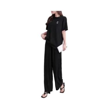 Imagem de Conjunto De Pijamas Femininos Quentes De Flanela Com Manga Longa Em Ve