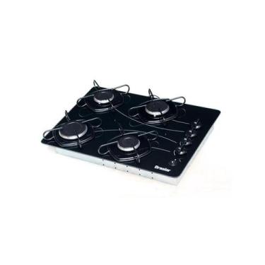 Imagem de Fogão Cooktop Braslar 4 Bocas Preto Bivolt, Bivolt