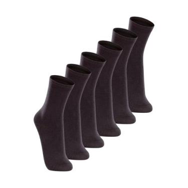 Imagem de Kit com 6 Pares de Meias Cano Longo Lupo 4575-088, Preto