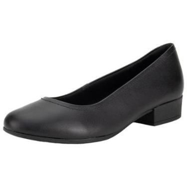 Imagem de Sapato Feminino Salto Grosso Usaflex Uf04003-Feminino