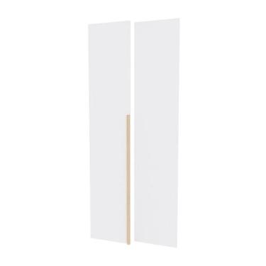 Imagem de Kit 2 Portas para Guarda-roupa de Canto Reto Modular 95cm Jade CabeCas