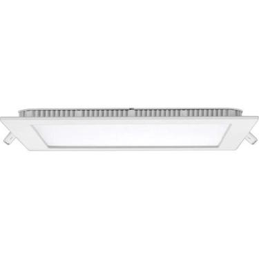 Imagem de Luminária Painel de Led de Embutir Quadrada Downlight 18w Bivolt Branc