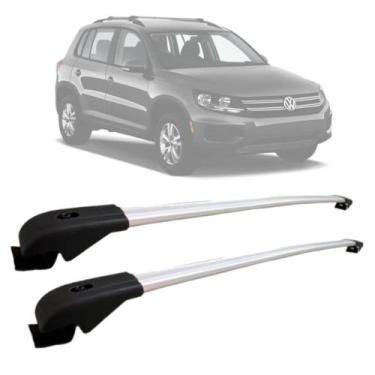 Imagem de Rack De Teto Travessa Volkswagen Tiguan 2008 a 2017 Aluminio MN-125 Pr