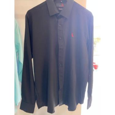 Imagem de Camisa social preta masculino - Reserva 