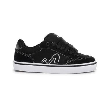 Imagem de Tênis Tesla Flow Black White Tamanho:40Cor:Preto, 40, Preto