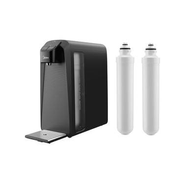 Imagem de Purificador De Água Midea Slim Pure Cinza + 2 Filtro Refil Reserva Original CINZA / Bivolt