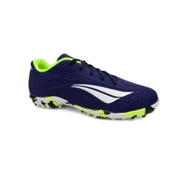 Imagem de Chuteira Penalty Society Furia Y-2 Marinho/Branco/Amare, 44, Marinho, 