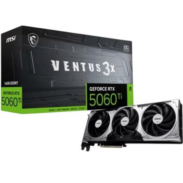 Imagem de Placa De Vídeo Msi Geforce Rtx 5060 Ti 16Gb Gddr7-Ventus 3X
