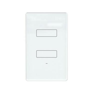 Imagem de Interruptor inteligente touch wi-fi agl 2 botão branco
