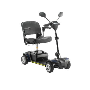 Imagem de Scooter Motorizada Elétrica Dobrável Dellamed LB Light 6496 com Suspensão Traseira Preto Até 136KG