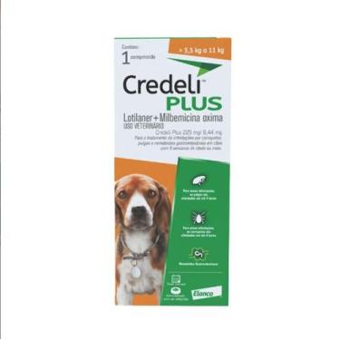 Imagem de Antipulgas Elanco Credeli Plus Cães de 5,5 á 11Kg - 1Cp