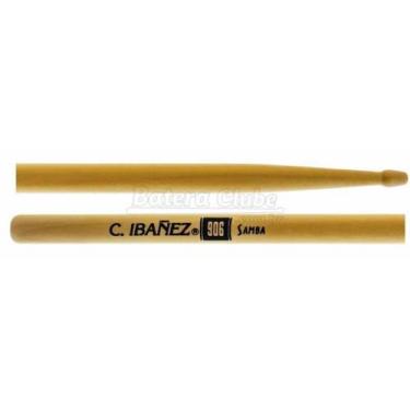 Imagem de Baqueta C. Ibañez Premium Series Samba 906 Padrão 5B com Ponta Flecha 
