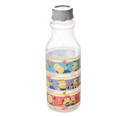 Imagem de Garrafinha Infantil Escolar 500 Ml Garrafa Retrô Minions - Plasutil