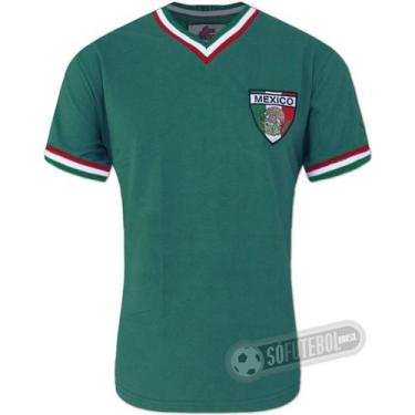 Imagem de Camisa México 1979 - Modelo I - Liga Retrô, GG (XL)