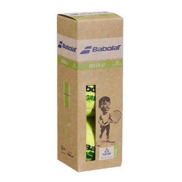 Imagem de Bola de Tênis Babolat Stage 1 Green Pack Com 03 Bolas