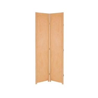 Imagem de 2 Biombo Slim Sanfonado Com Dobradiças Folha Painel Mdf Cru Divisor Di