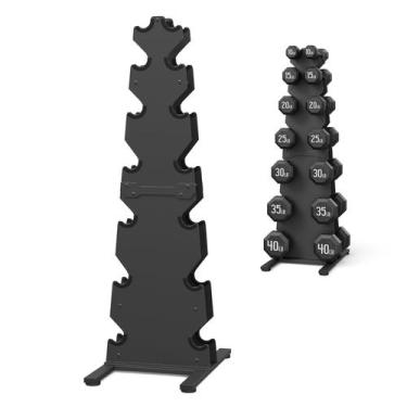 Imagem de Suporte para Halteres Jusgym de Aço com 7 Níveis