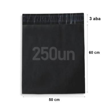 Imagem de Envelope de segurança correios com aba adesiva 50x60cm com 250 unidade