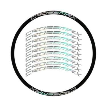 Imagem de Adesivos Decorativos Para Cubo De Roda De Mountain Bike, Conjunto De 9