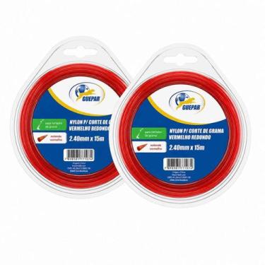 Imagem de 2 Unidades Nylon Cortador de Grama 2.4mm 15m - Guepar