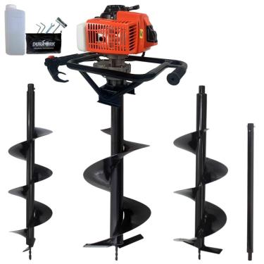 Imagem de Perfurador de Solo DPS623G 62cc 3HP com 3 Brocas e Extensão 60cm Laranja