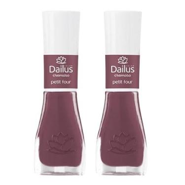 Imagem de Kit 2 Esmalte Dailus Color Cor Petit Four com 8ml