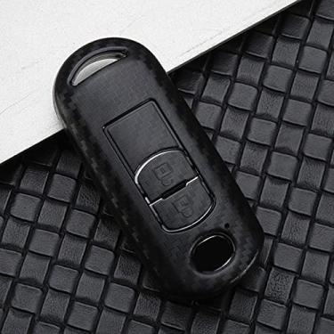 Imagem de YJADHU 2/3 Botões Car Key Case Proteção Car Key Holder, Fit For Mazda 2 3 6 Axela Atenza CX-5 CX5 CX-3 CX-7 CX8 CX-9 2016 2017 2018,2 Botões Shell