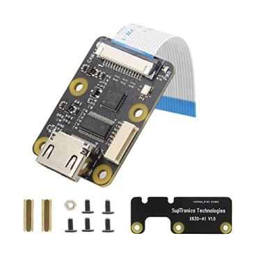 Imagem de Geekworm X630 V1.5 Video Input to CSI-2 Module TC358743 Bridge Supports up to 1080p/25Fps Compatible with Raspberry Pi 4B/3B+/3B/3A+/Pi Zero/Zero W/Zero 2W