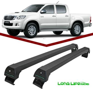 Imagem de Rack Teto Bagageiro Hilux 2005 2006 2007 2008 2009 2010 2011 2012 2013 2014 2015 2016 2017 Longlife Sports