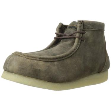 Imagem de ROPER Sapato de trabalho masculino Chukka adesivo chiclete, Marrom, 43