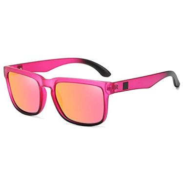 Imagem de Óculos de sol polarizados vintage masculino designer espelho reflexivo óculos de sol feminino retrô quadrado óculos de sol para condução, C2, apenas óculos de sol