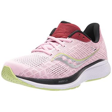 Imagem de Saucony Tênis de corrida feminino Guide 14, Fairy/Berry/Lime, 36