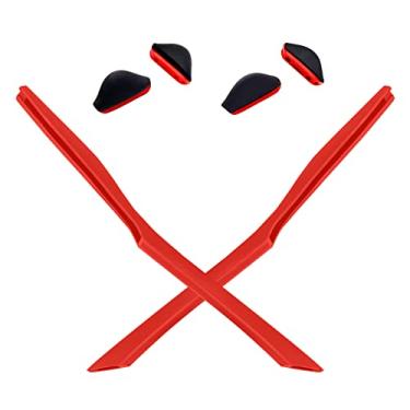 Imagem de Mryok Peça de reposição para óculos de sol Oakley Chainlink OO9247 - Vermelho exclusivo