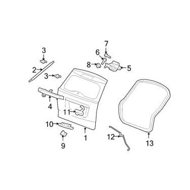 Imagem de Suporte de elevação Mopar 5109514AB