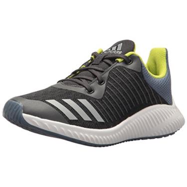 Imagem de adidas Tênis de corrida unissex infantil Fortarun, Carbono/prata metálico/aço bruto, 18