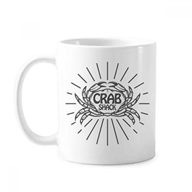 Imagem de Esboço de caranguejo, organismo marinho, caneca radial, cerâmica, xícara de porcelana de café, utensílios de mesa