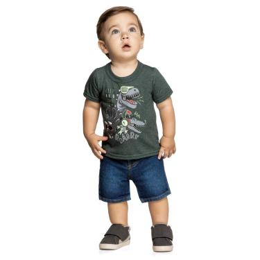 Imagem de Camiseta Infantil Masculina Dinos Roar - Elian