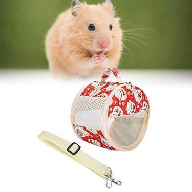 Imagem de Saco ao ar livre do esquilo, boa permeabilidade ao ar confortável saco ao ar livre do animal de estimação para hamsters dos planadores do açúcar, hamster dourado, esquilos,(Gato sortudo)