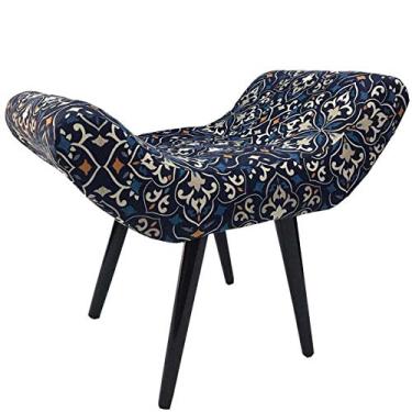 Imagem de Puff Decorativo Elegance Impermeável Cásis Marinho