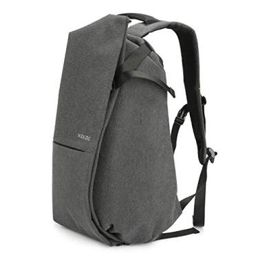 Imagem de Mochila para laptop Mochila para carregar USB Bolsa para computador com itens fixos com fivela tipo X, cinza