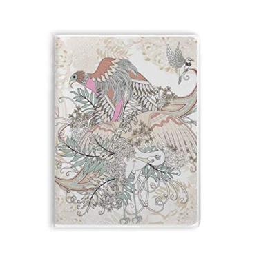 Imagem de Caderno de folhas Ukiyo-e com estampa de folhas de árvore de flores