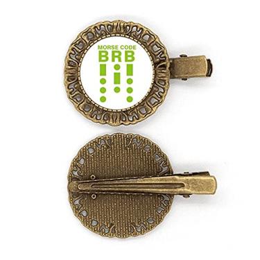 Imagem de Morse's Code Will Back Art Deco, Presente, Fashion Hairpin Broche Presilha de Cabelo