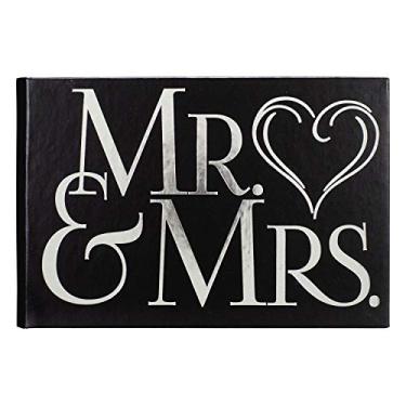 Imagem de Malden International Designs Álbum de fotos Mr & Mrs Brag Celebrações de casamento, 40-4x6, branco