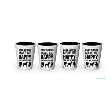 Imagem de Copo Cane Corsos Make Me Happy Shot - Presentes Cane Corsos (4)