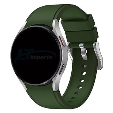 Imagem de Pulseira Clássica LTIMPORTS, Compatível com Galaxy Watch 6, 5, 4 Classic e Pro (Verde)